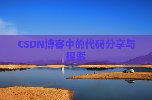 CSDN博客中的代码分享与探索